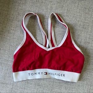 Tommy Hil Red Sports Bra